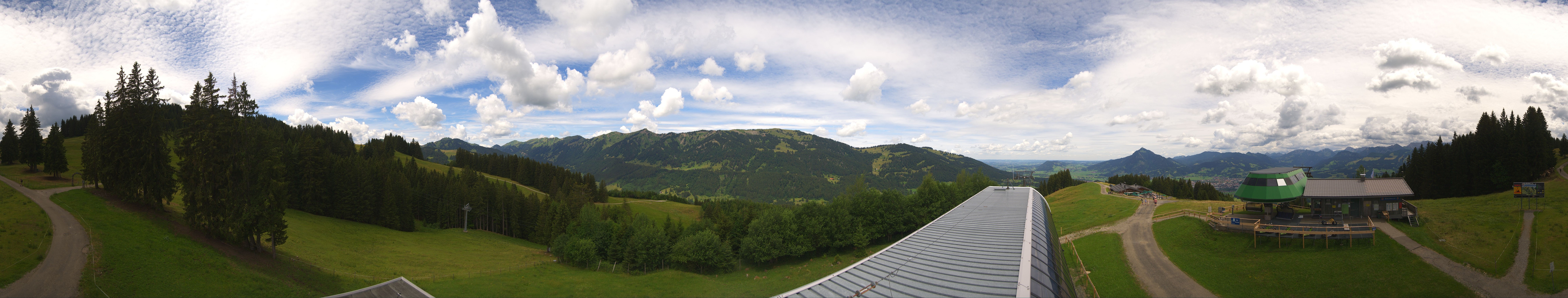 Archiv Foto Webcam Ofterschwanger Horn, Panoramablick