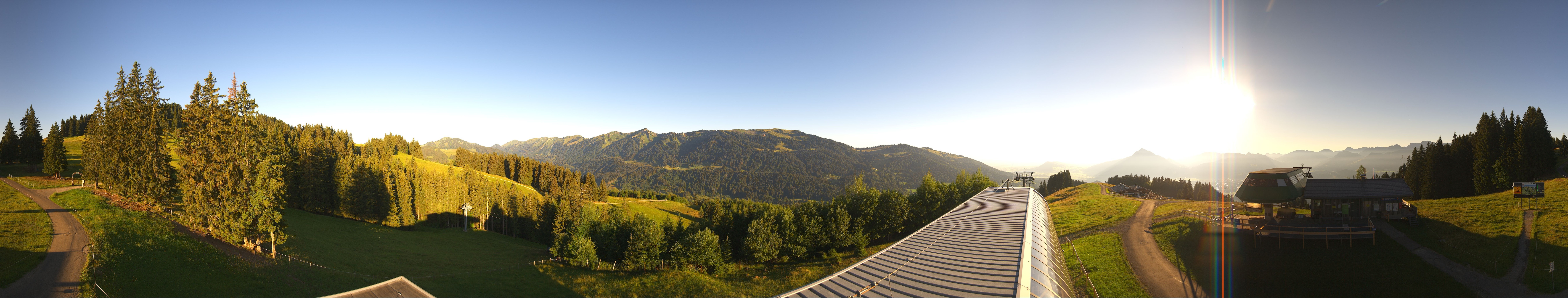Archiv Foto Webcam Ofterschwanger Horn, Panoramablick
