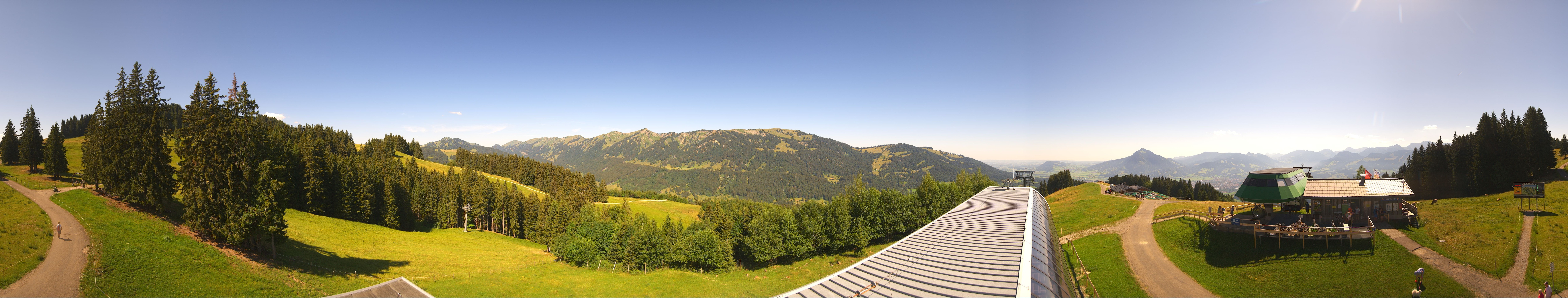 Archiv Foto Webcam Ofterschwanger Horn, Panoramablick