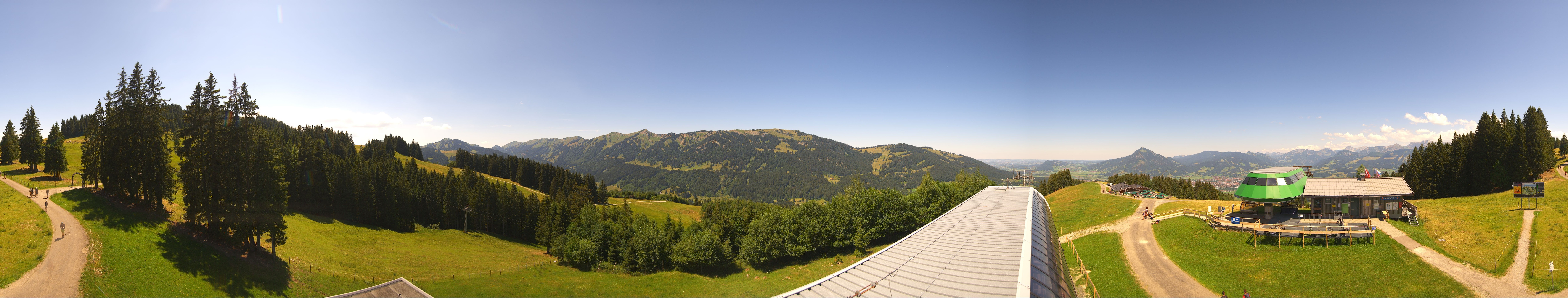 Archiv Foto Webcam Ofterschwanger Horn, Panoramablick