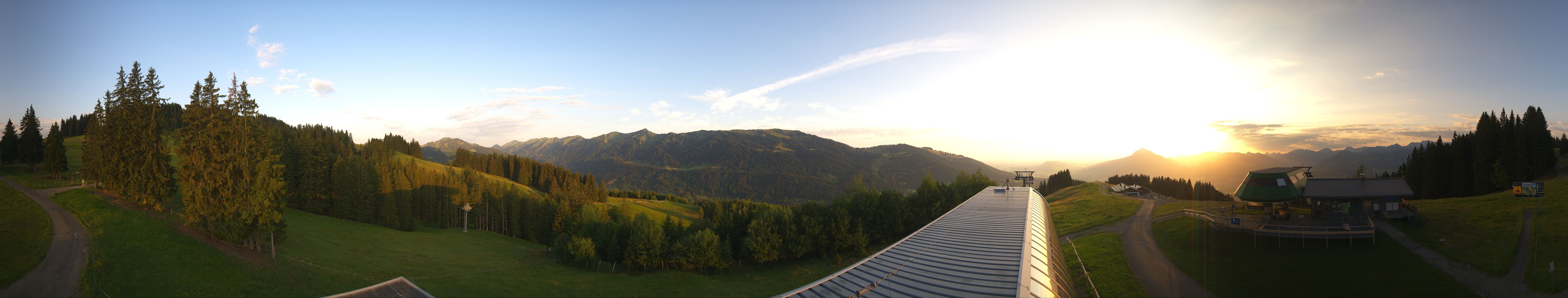 Archiv Foto Webcam Ofterschwanger Horn, Panoramablick