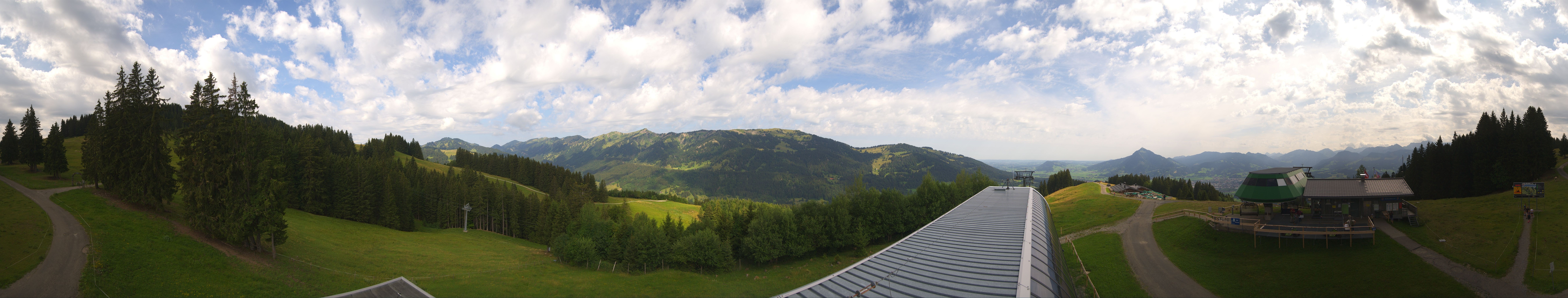 Archiv Foto Webcam Ofterschwanger Horn, Panoramablick