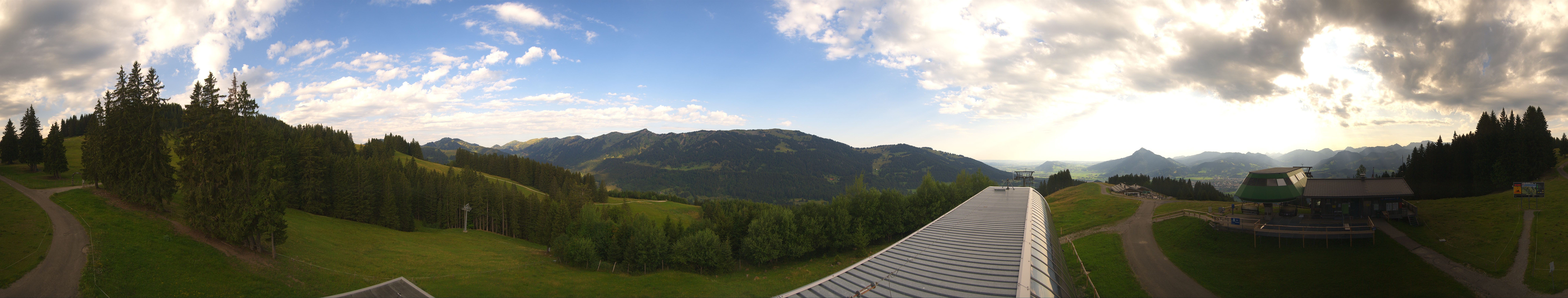 Archiv Foto Webcam Ofterschwanger Horn, Panoramablick