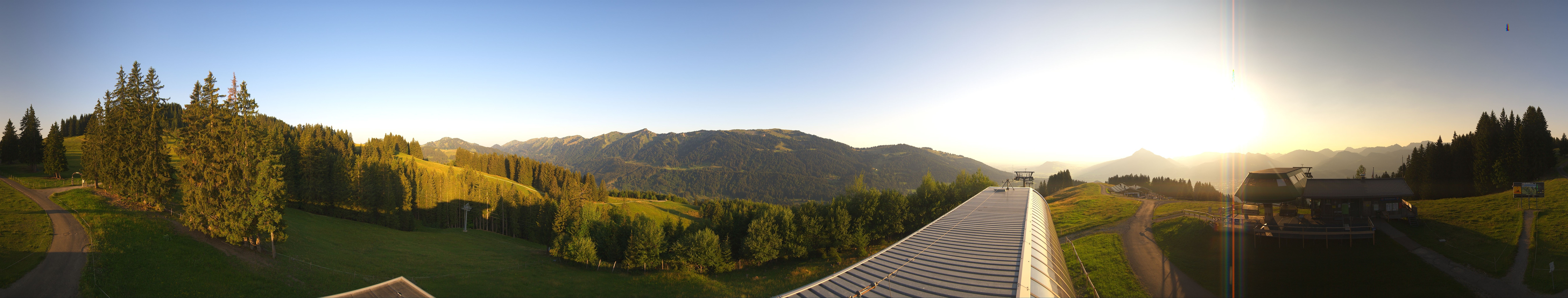 Archiv Foto Webcam Ofterschwanger Horn, Panoramablick