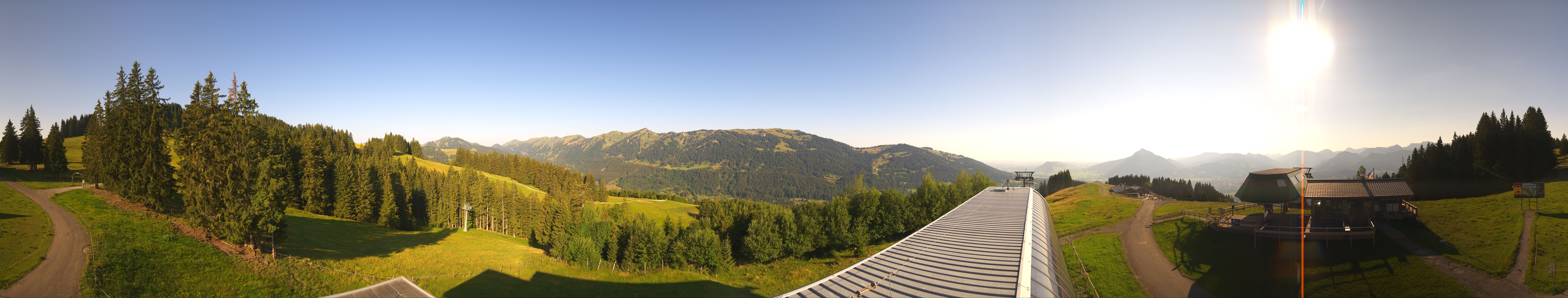 Archiv Foto Webcam Ofterschwanger Horn, Panoramablick
