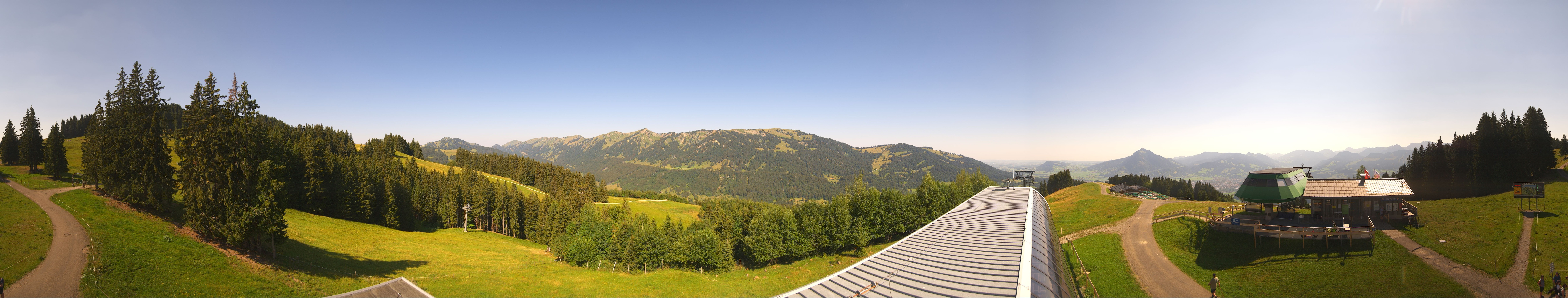 Archiv Foto Webcam Ofterschwanger Horn, Panoramablick