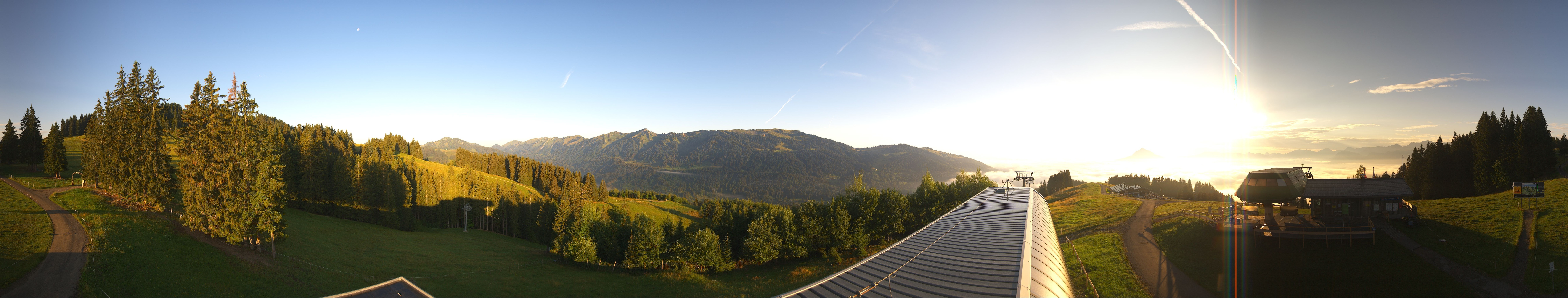 Archiv Foto Webcam Ofterschwanger Horn, Panoramablick