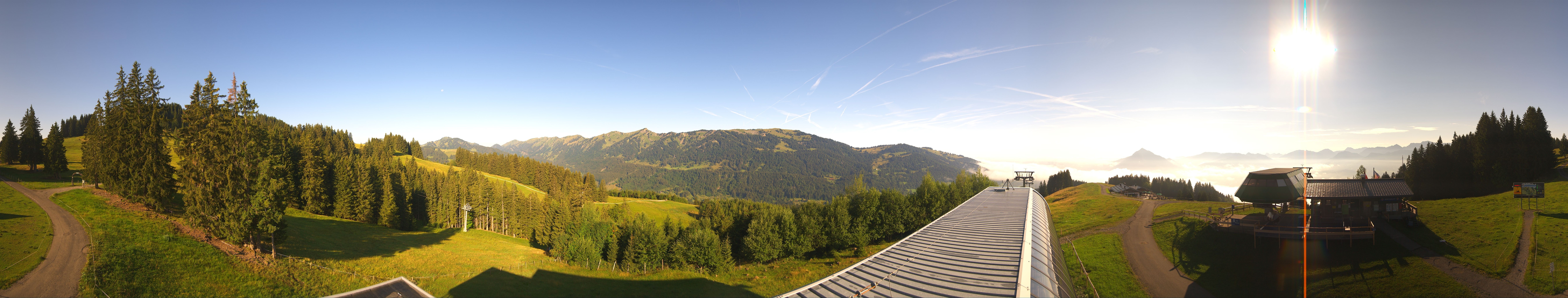 Archiv Foto Webcam Ofterschwanger Horn, Panoramablick