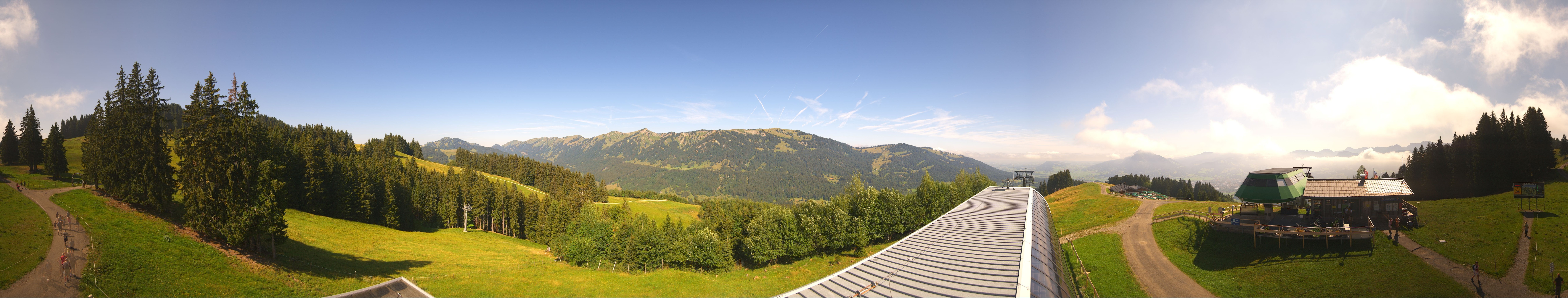 Archiv Foto Webcam Ofterschwanger Horn, Panoramablick