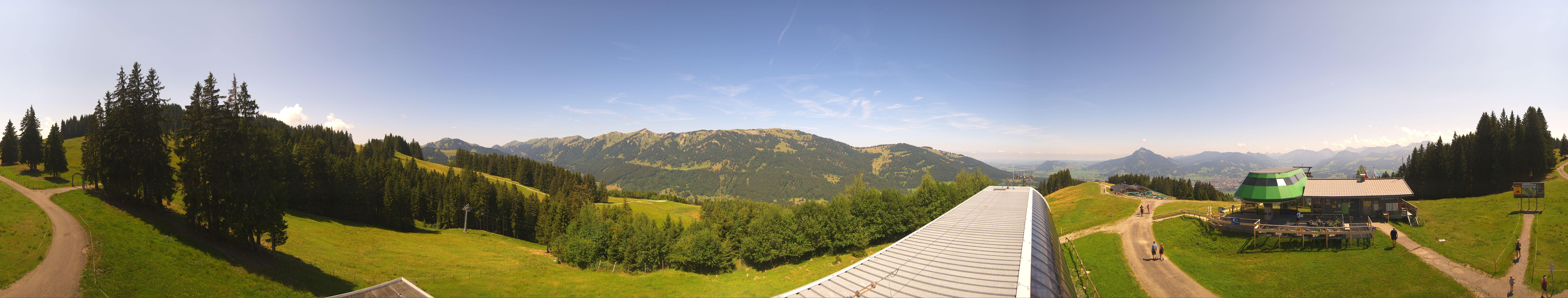 Archiv Foto Webcam Ofterschwanger Horn, Panoramablick
