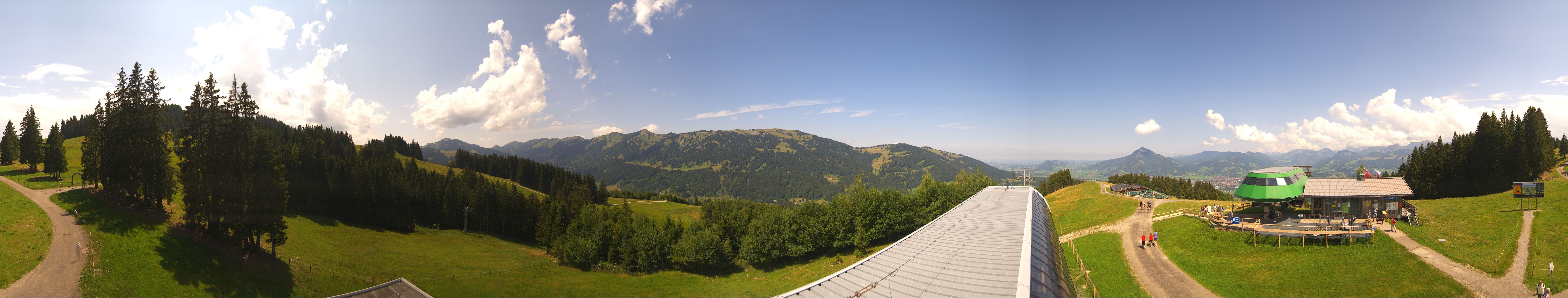 Archiv Foto Webcam Ofterschwanger Horn, Panoramablick