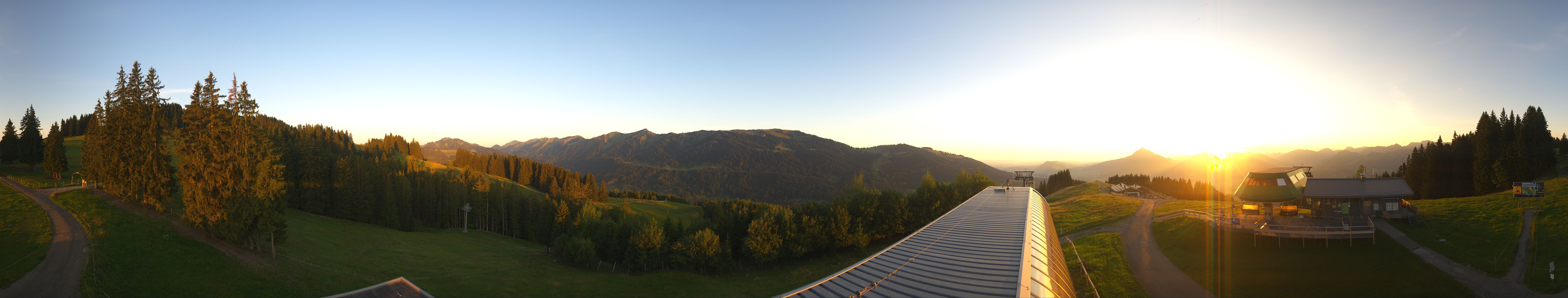 Archiv Foto Webcam Ofterschwanger Horn, Panoramablick