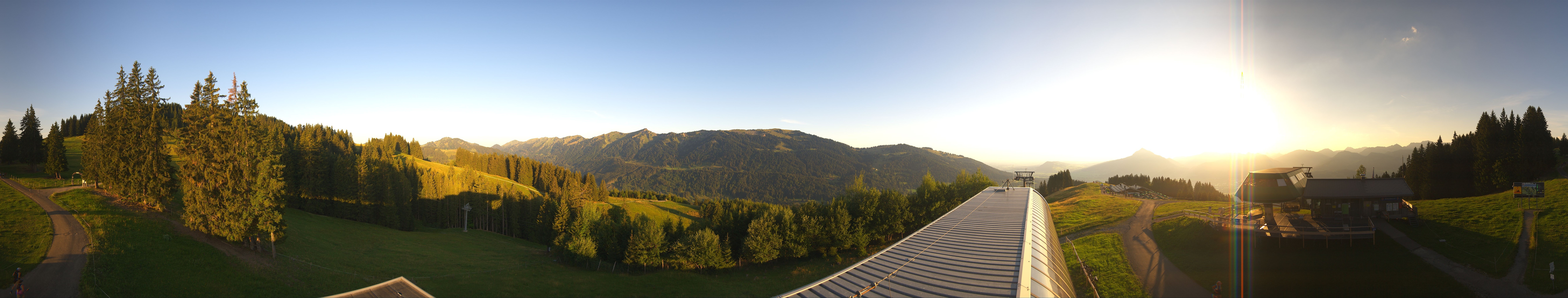 Archiv Foto Webcam Ofterschwanger Horn, Panoramablick