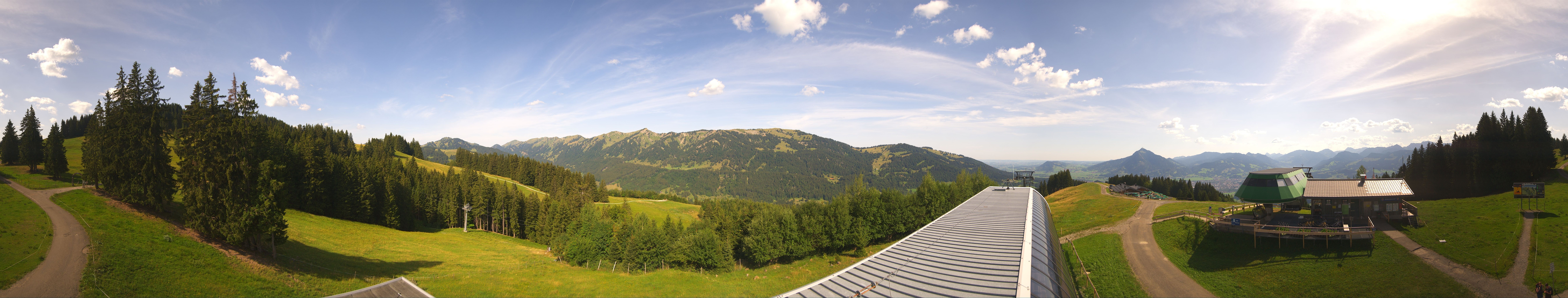 Archiv Foto Webcam Ofterschwanger Horn, Panoramablick