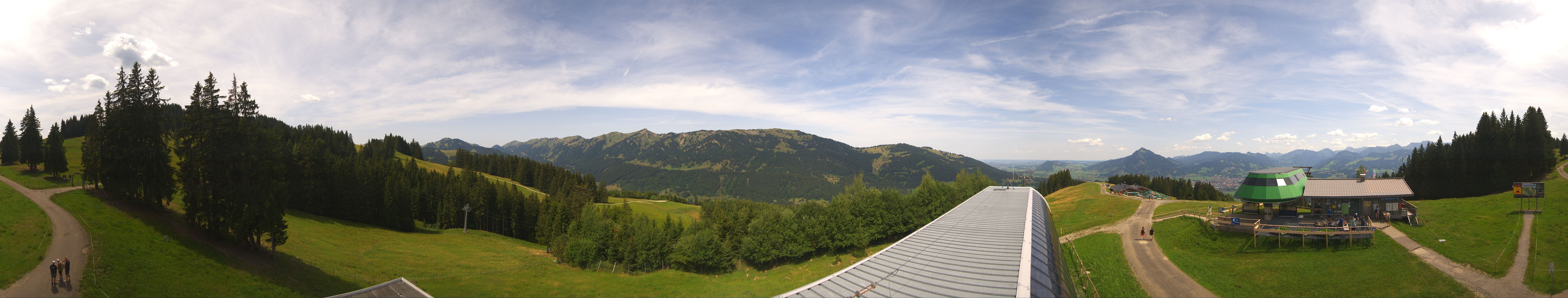 Archiv Foto Webcam Ofterschwanger Horn, Panoramablick
