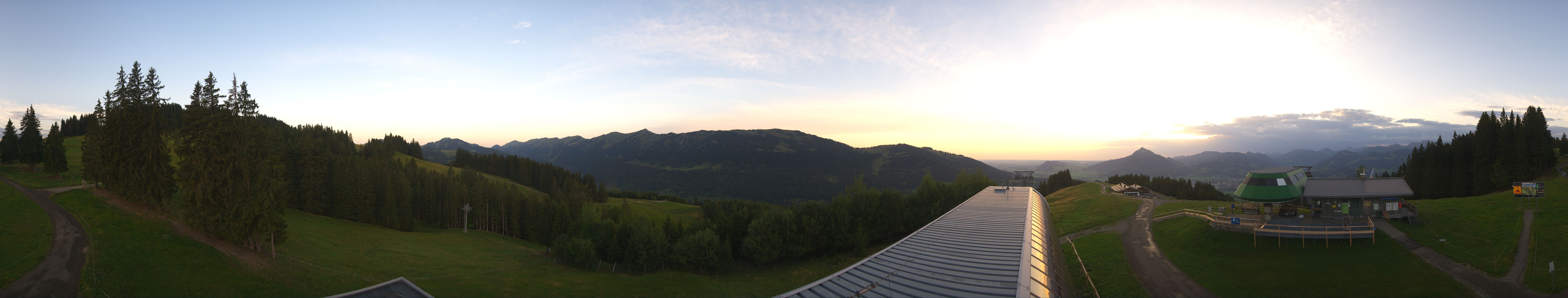 Archiv Foto Webcam Ofterschwanger Horn, Panoramablick