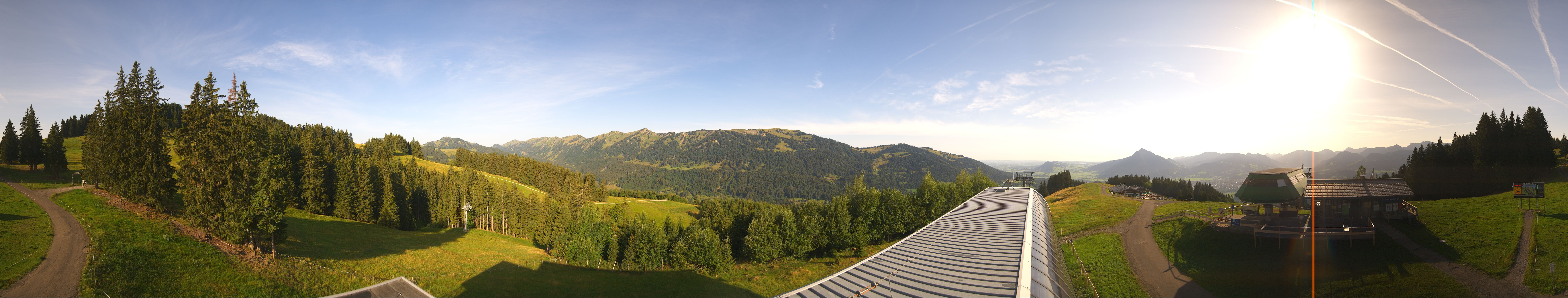 Archiv Foto Webcam Ofterschwanger Horn, Panoramablick