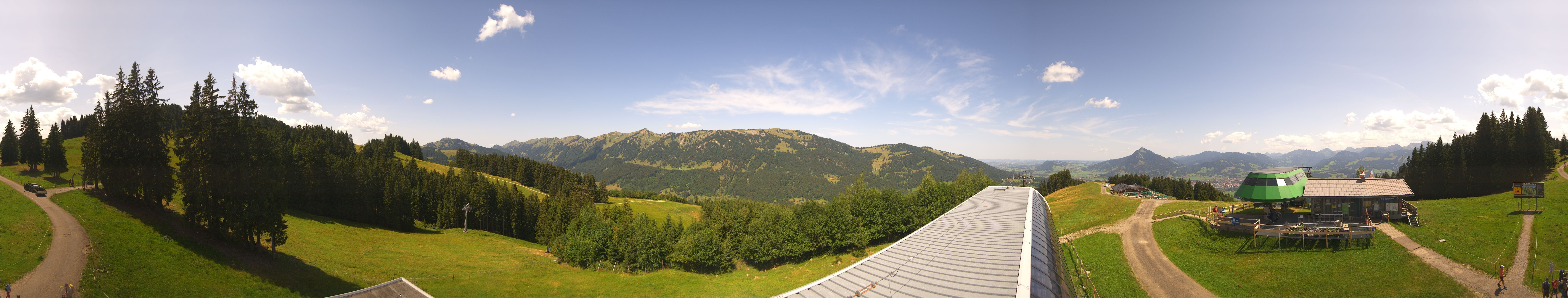 Archiv Foto Webcam Ofterschwanger Horn, Panoramablick