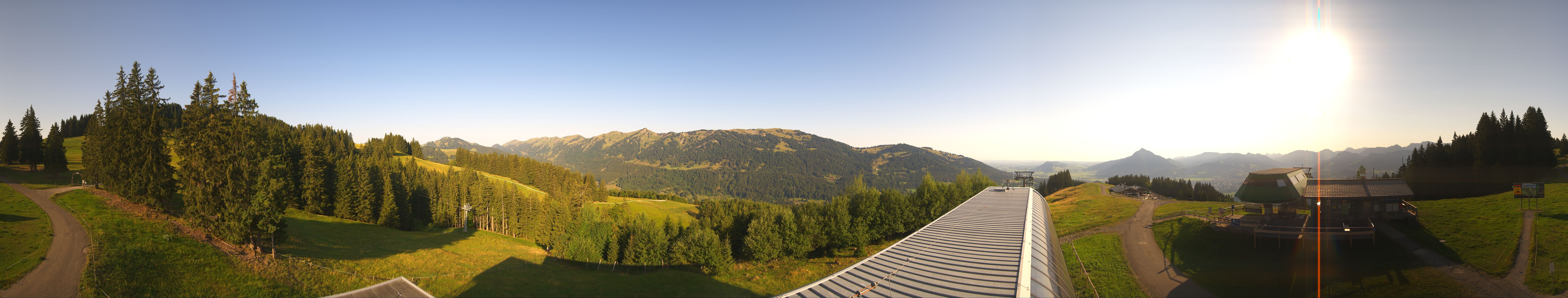 Archiv Foto Webcam Ofterschwanger Horn, Panoramablick