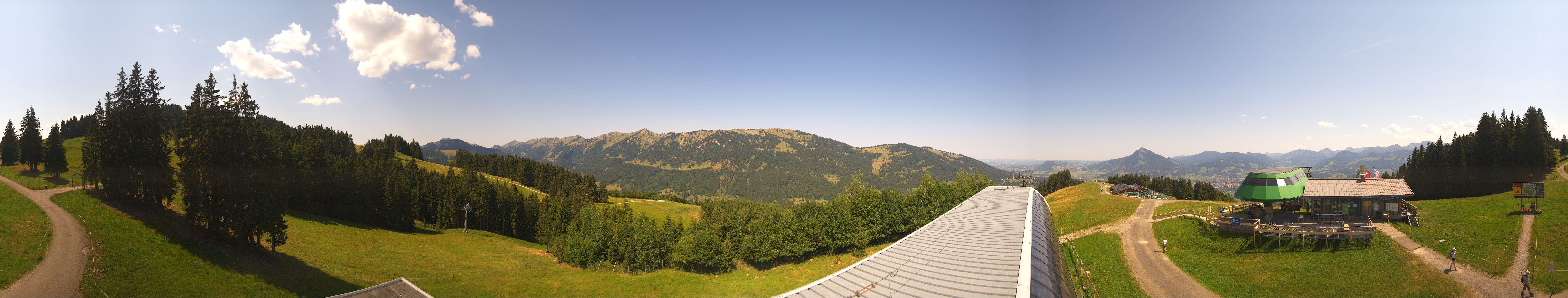 Archiv Foto Webcam Ofterschwanger Horn, Panoramablick
