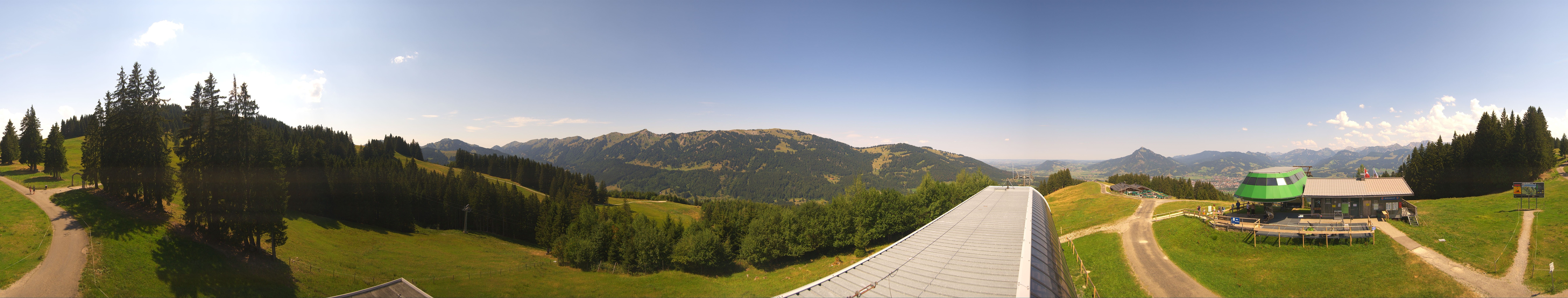 Archiv Foto Webcam Ofterschwanger Horn, Panoramablick