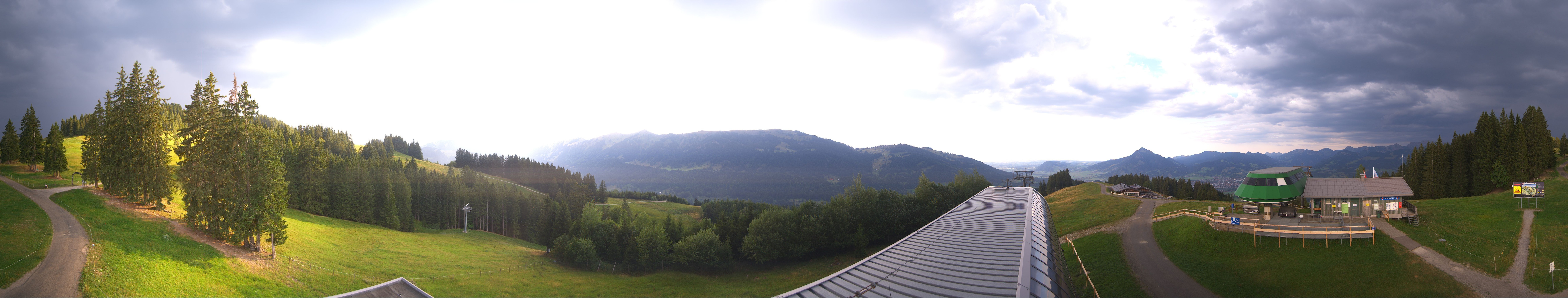 Archiv Foto Webcam Ofterschwanger Horn, Panoramablick