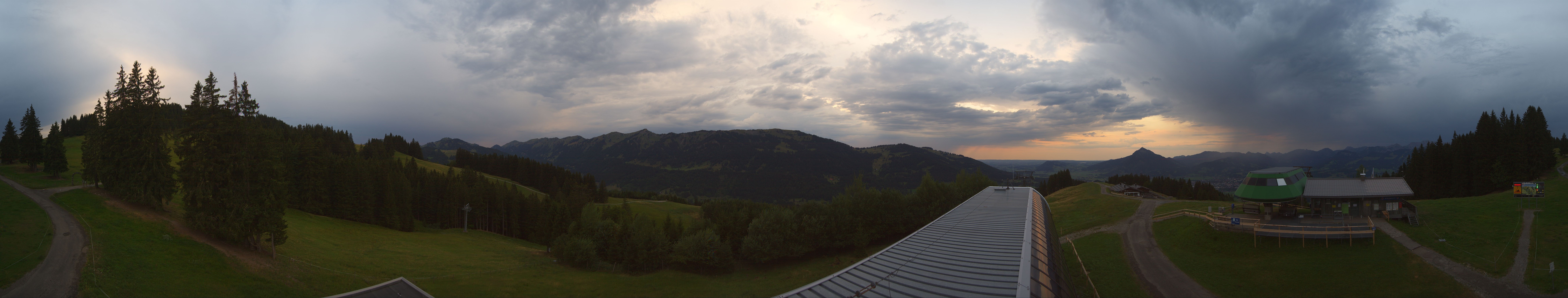 Archiv Foto Webcam Ofterschwanger Horn, Panoramablick