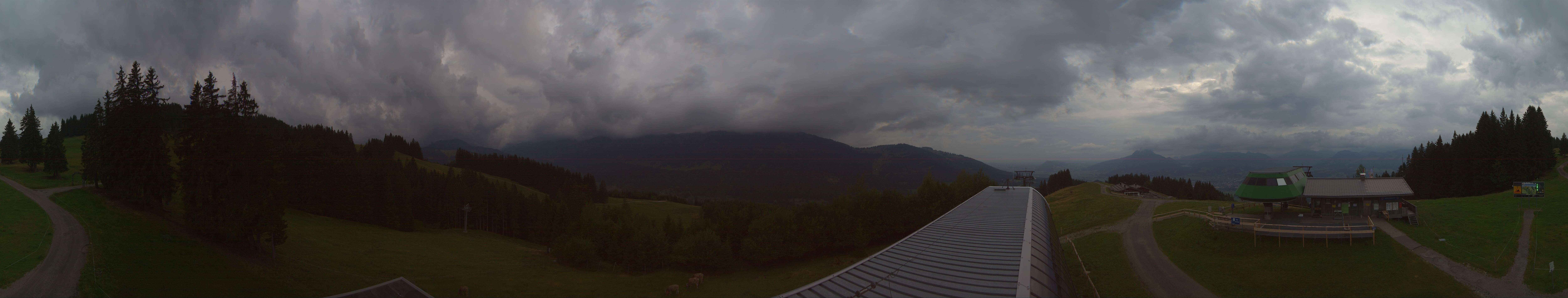 Archiv Foto Webcam Ofterschwanger Horn, Panoramablick