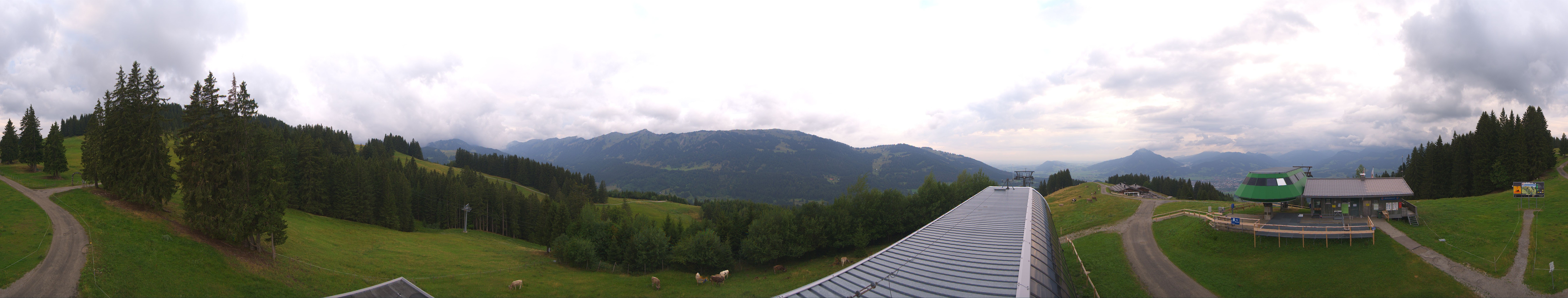 Archiv Foto Webcam Ofterschwanger Horn, Panoramablick