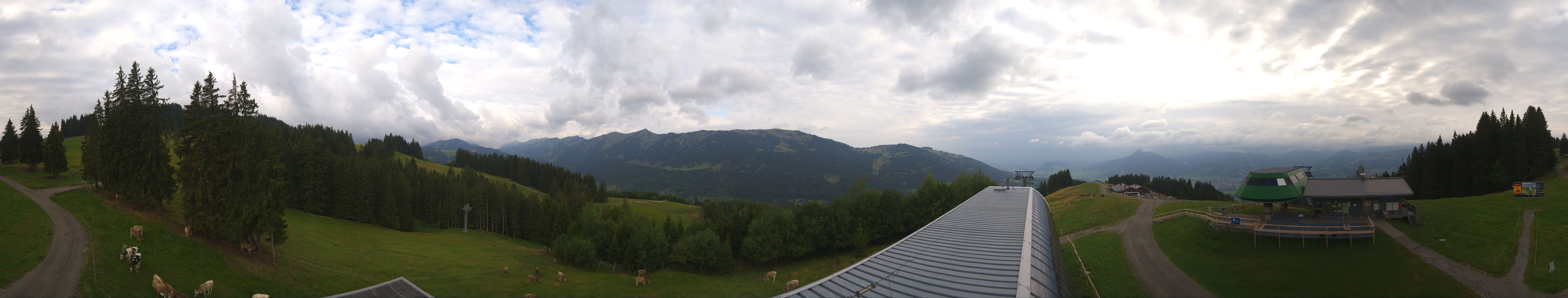 Archiv Foto Webcam Ofterschwanger Horn, Panoramablick