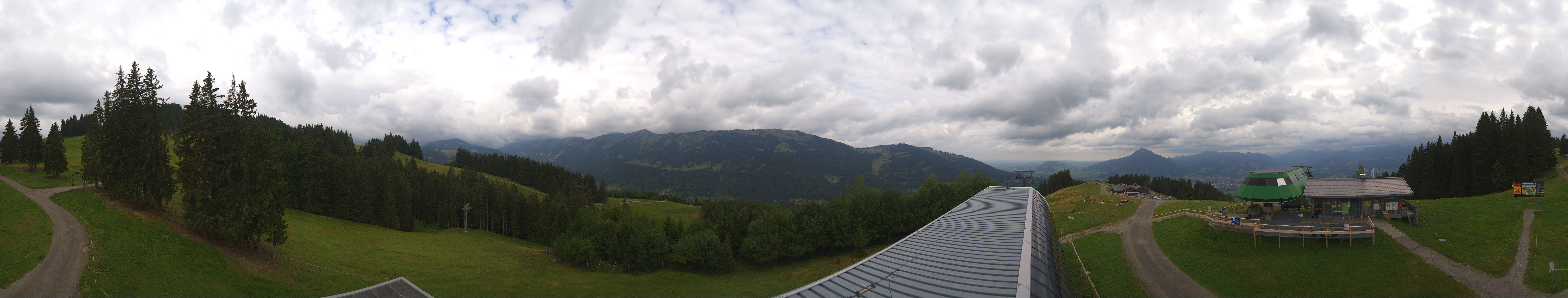 Archiv Foto Webcam Ofterschwanger Horn, Panoramablick