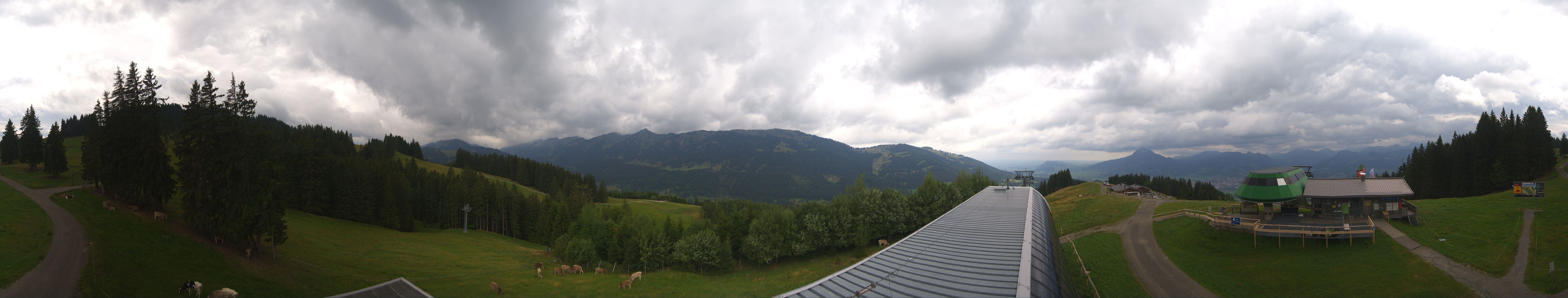 Archiv Foto Webcam Ofterschwanger Horn, Panoramablick