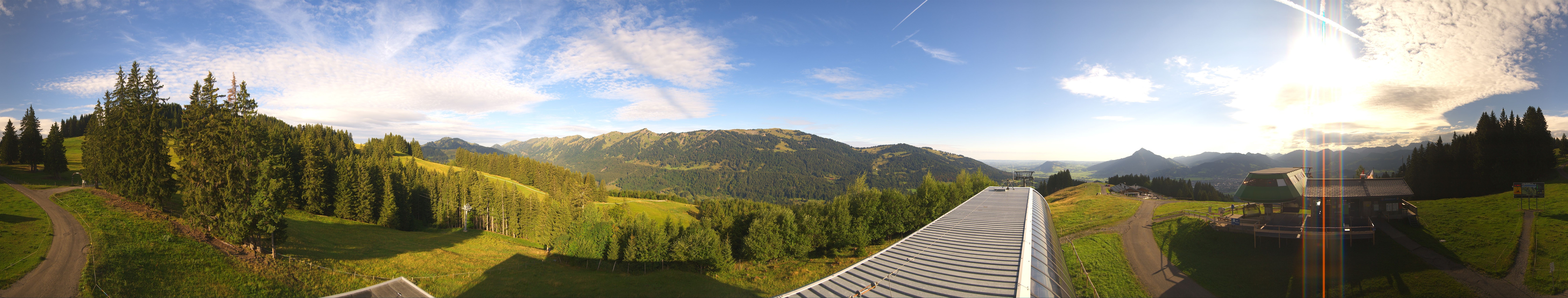 Archiv Foto Webcam Ofterschwanger Horn, Panoramablick
