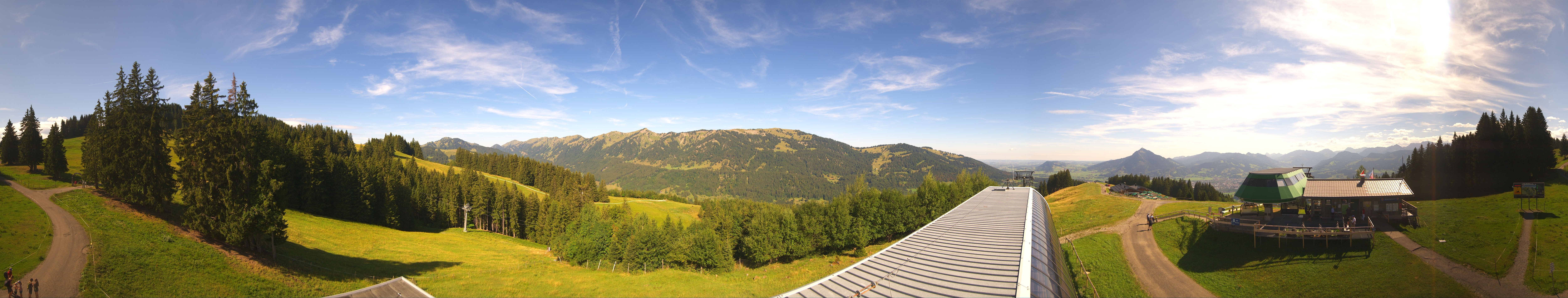 Archiv Foto Webcam Ofterschwanger Horn, Panoramablick