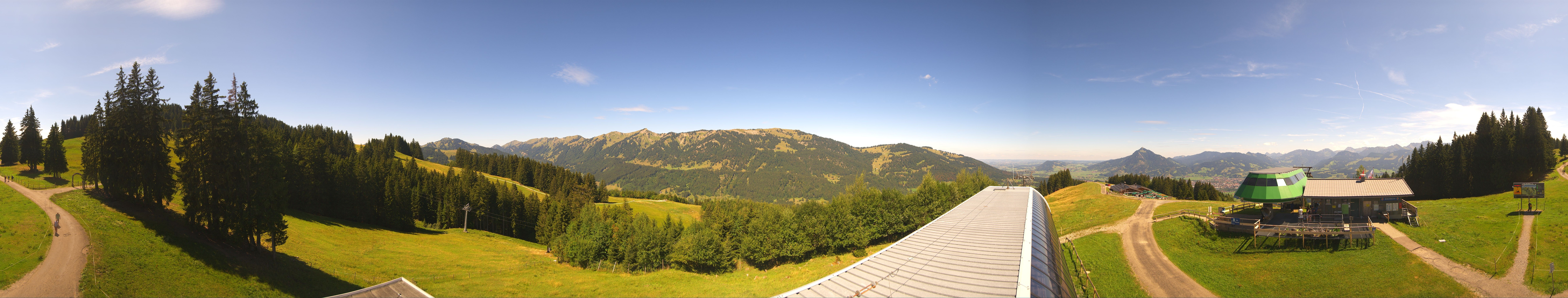 Archiv Foto Webcam Ofterschwanger Horn, Panoramablick