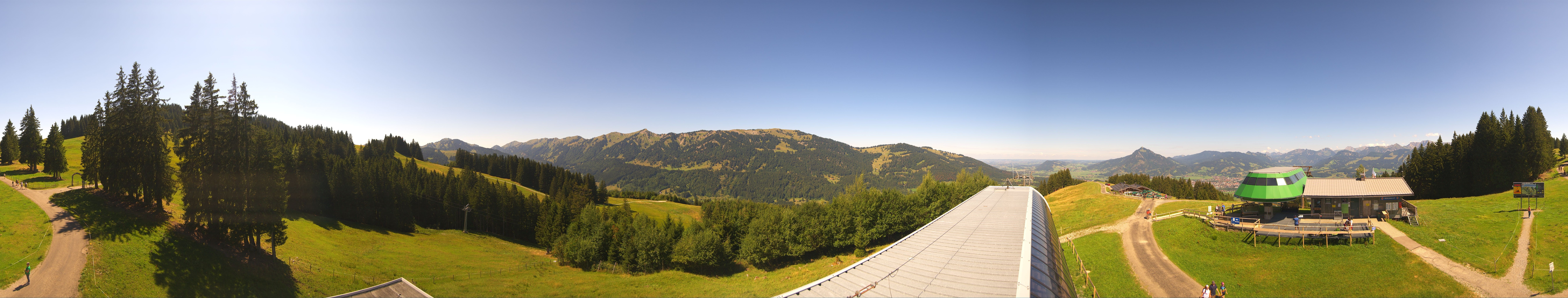 Archiv Foto Webcam Ofterschwanger Horn, Panoramablick