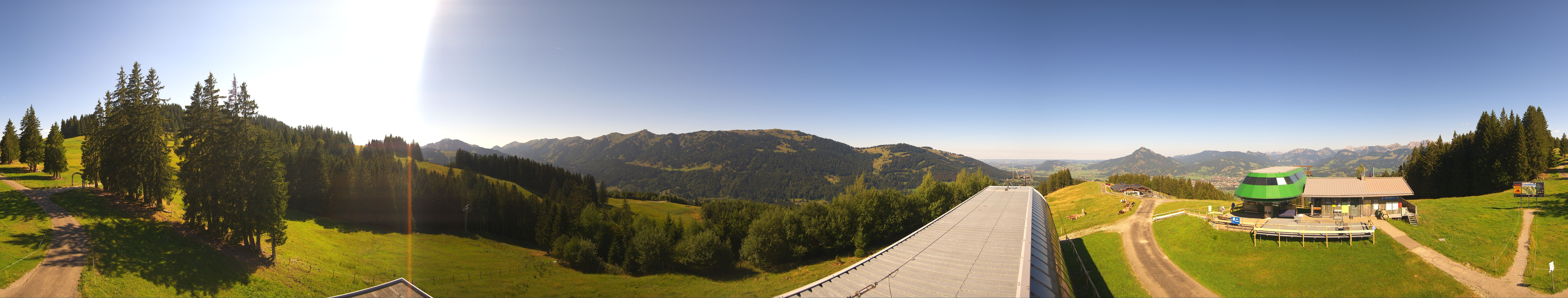 Archiv Foto Webcam Ofterschwanger Horn, Panoramablick