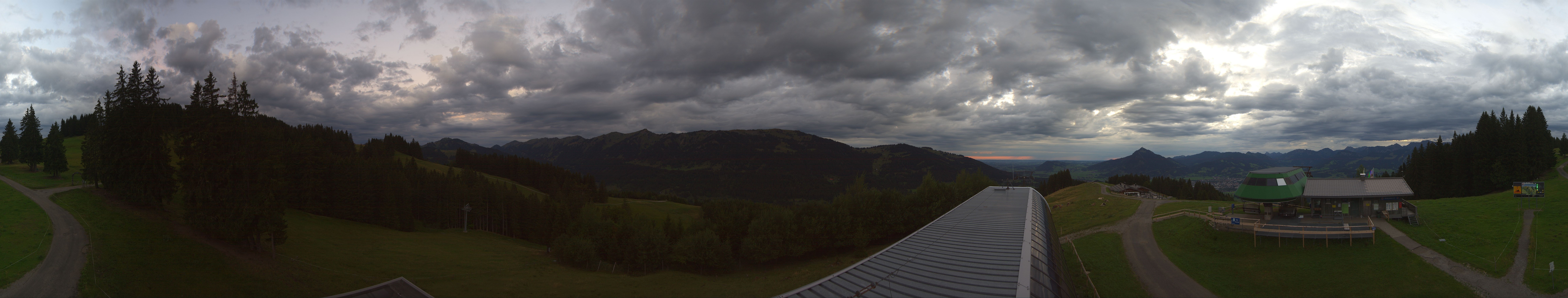 Archiv Foto Webcam Ofterschwanger Horn, Panoramablick