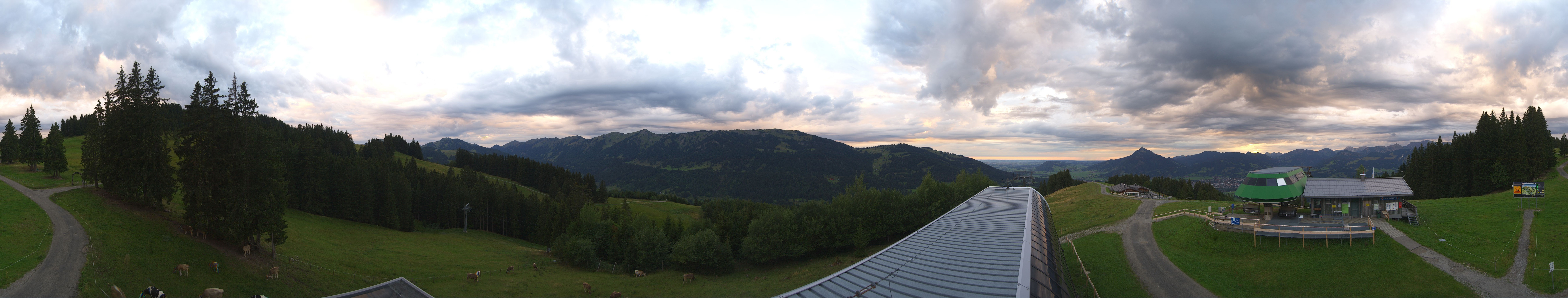 Archiv Foto Webcam Ofterschwanger Horn, Panoramablick
