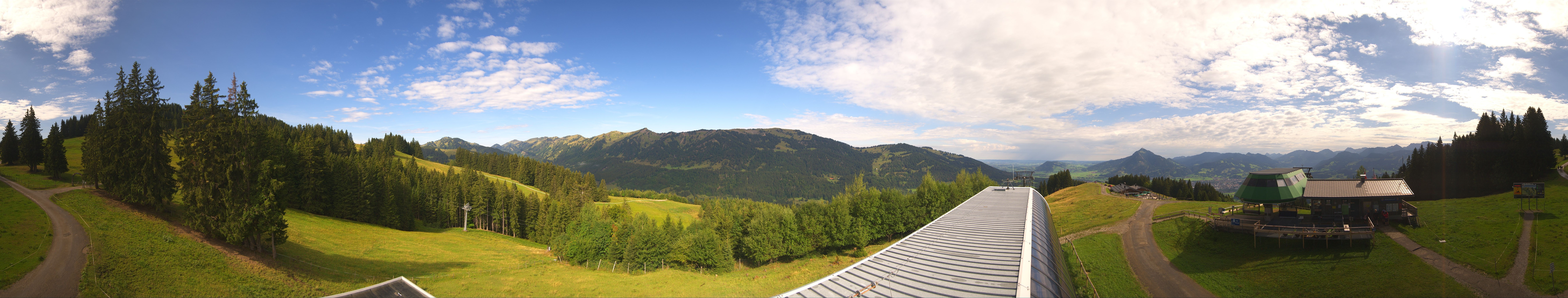 Archiv Foto Webcam Ofterschwanger Horn, Panoramablick