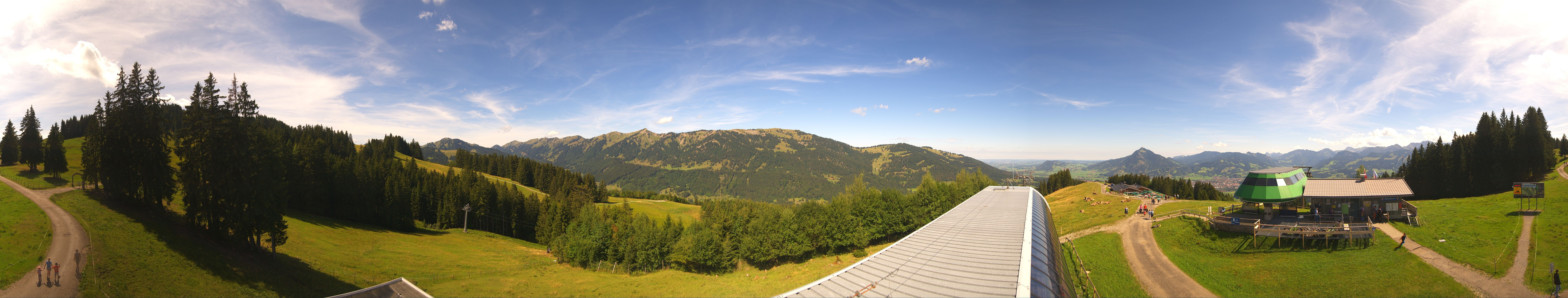 Archiv Foto Webcam Ofterschwanger Horn, Panoramablick