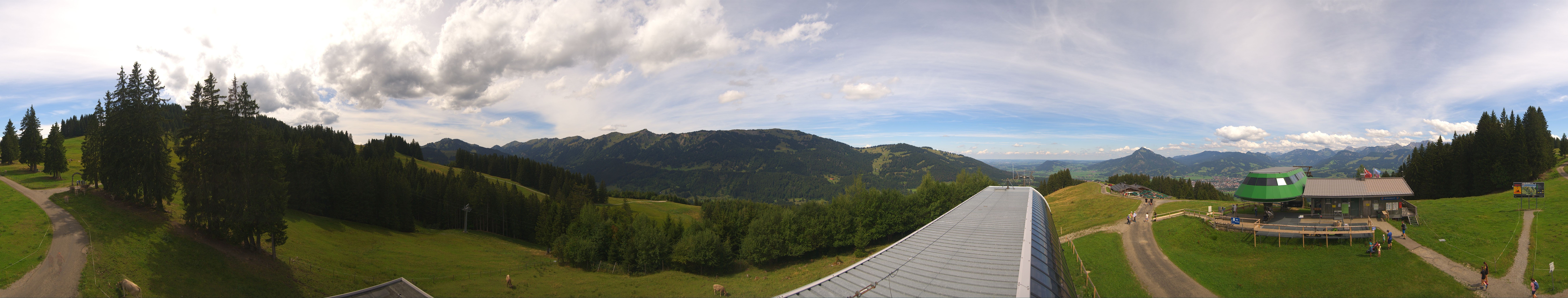 Archiv Foto Webcam Ofterschwanger Horn, Panoramablick