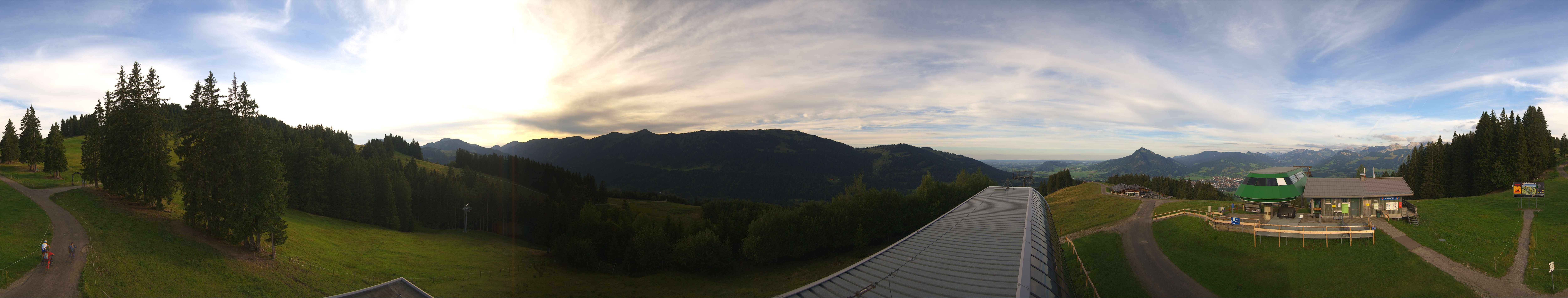 Archiv Foto Webcam Ofterschwanger Horn, Panoramablick