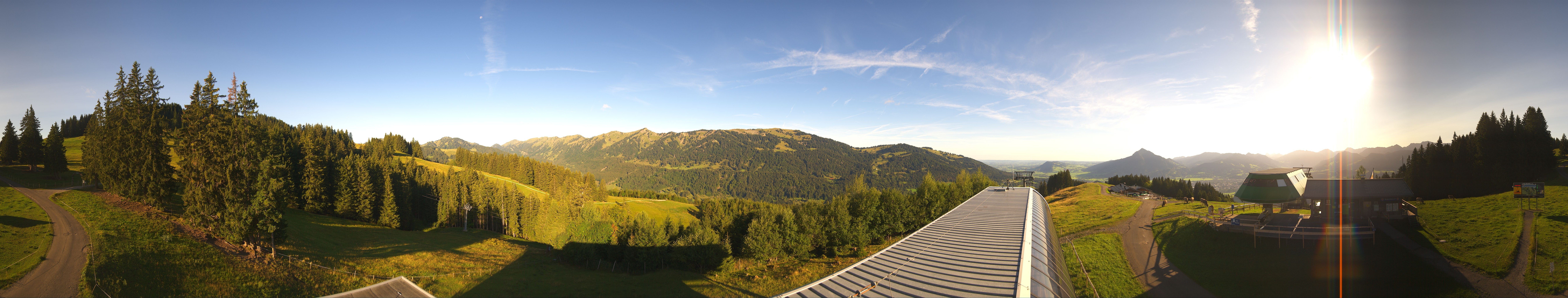Archiv Foto Webcam Ofterschwanger Horn, Panoramablick