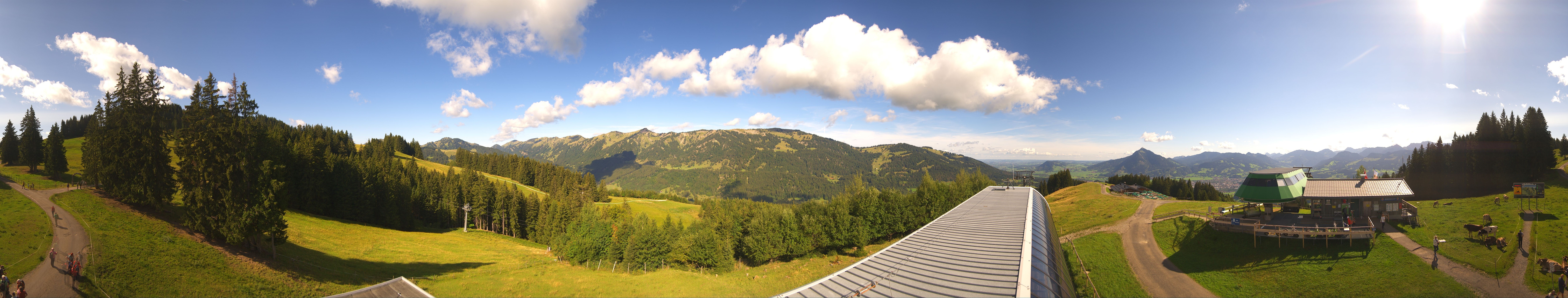 Archiv Foto Webcam Ofterschwanger Horn, Panoramablick