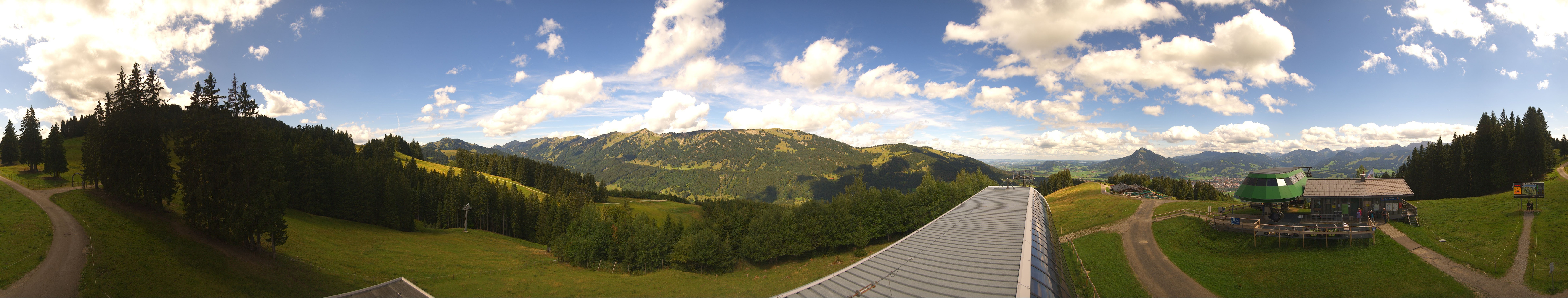 Archiv Foto Webcam Ofterschwanger Horn, Panoramablick