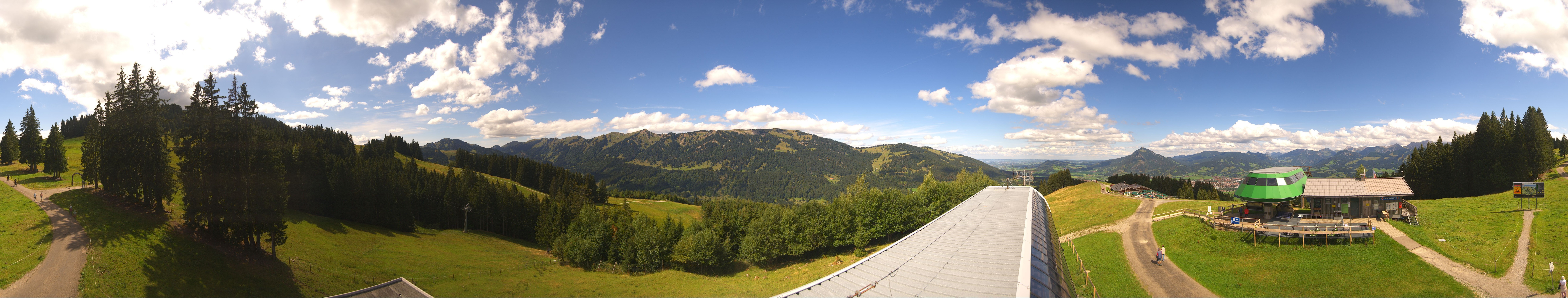 Archiv Foto Webcam Ofterschwanger Horn, Panoramablick