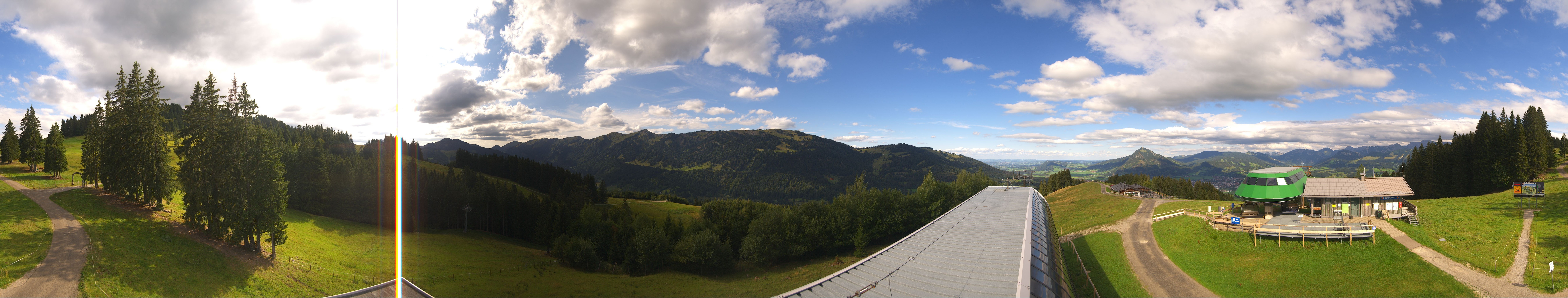 Archiv Foto Webcam Ofterschwanger Horn, Panoramablick