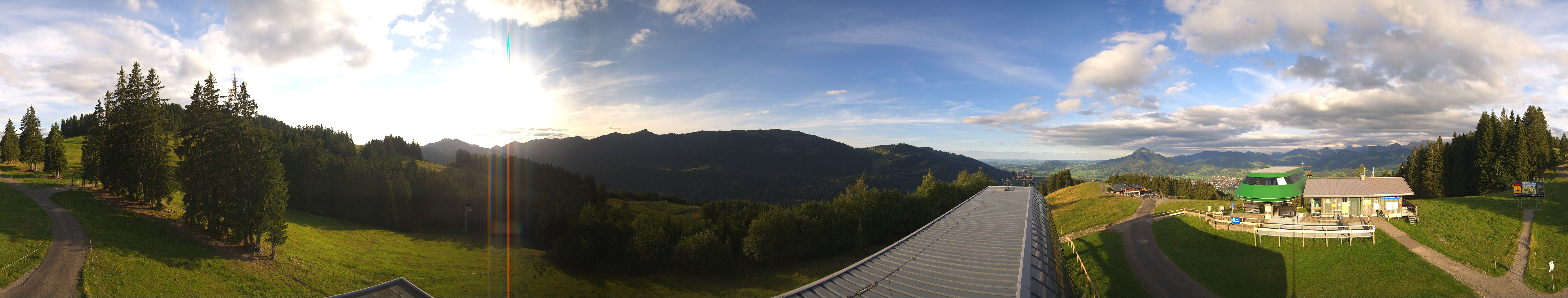 Archiv Foto Webcam Ofterschwanger Horn, Panoramablick