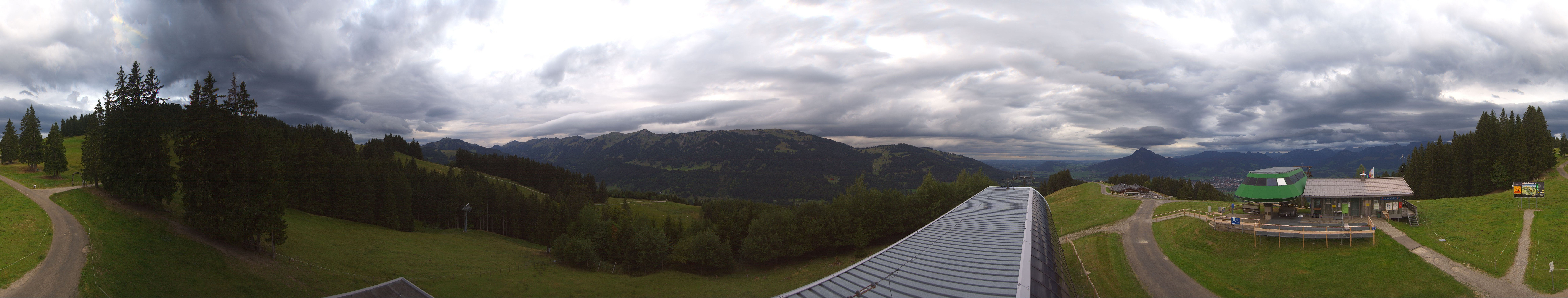 Archiv Foto Webcam Ofterschwanger Horn, Panoramablick
